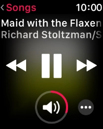 Press the volume icon. Press the volume icon.
