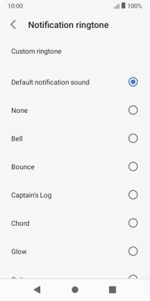 Press the required message tones to hear them. Press the required message tones to hear them.