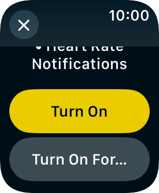 Press Turn On.