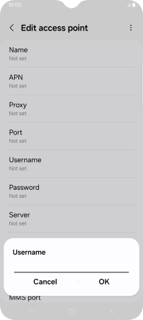 Key in wap and press OK. Key in wap and press OK.