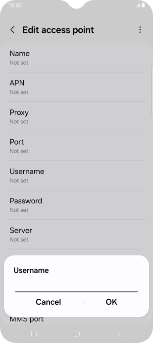 Key in wap and press OK. Key in wap and press OK.