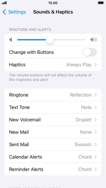 Press Ringtone.