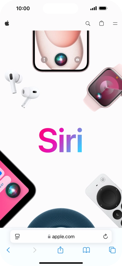 Slide your finger upwards starting from the bottom of the screen to return to the home screen.