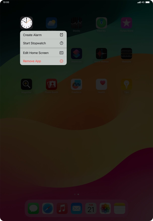 Press Remove App. Press Remove App.