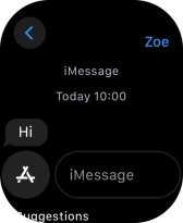 Press iMessage. Press iMessage.
