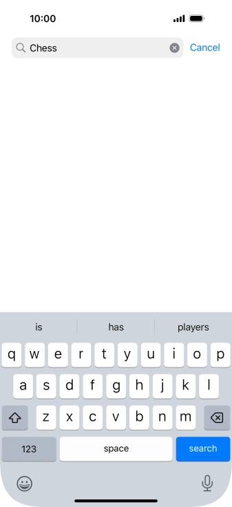 Press search.