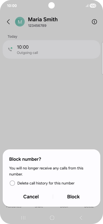Press Block.