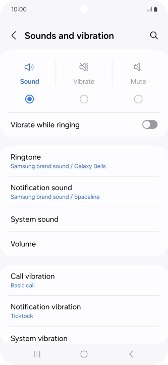Press Ringtone.