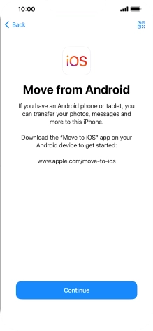 To transfer content to your phone, you need to install the app To transfer content to your phone, you need to install the app
