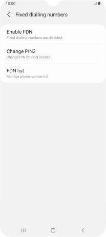 Press FDN list.