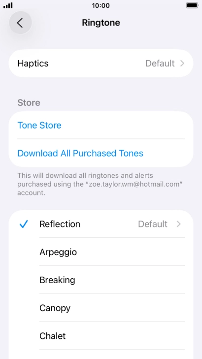 Press the required ring tones to hear them. Press the required ring tones to hear them.