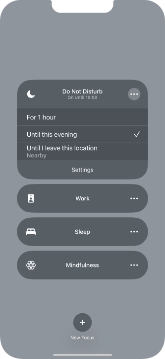 Slide your finger upwards starting from the bottom of the screen to return to the home screen.