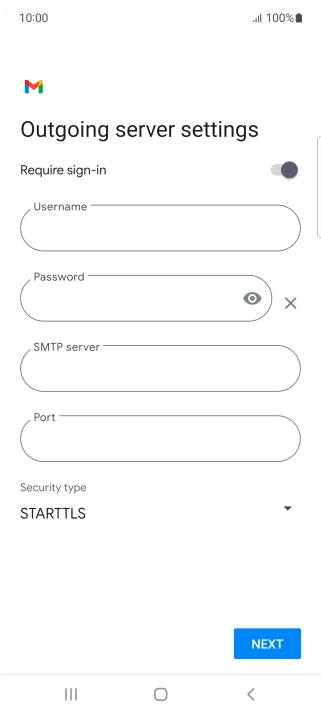 Press the indicator next to Press the indicator next to