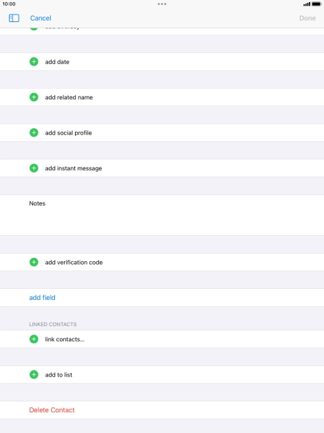 Press link contacts....