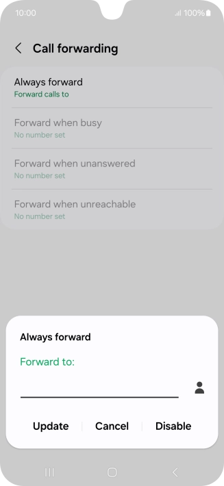 Press Disable. Press Disable.