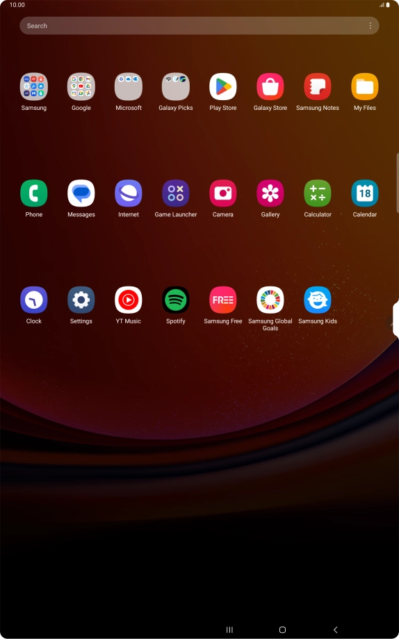 Press Gallery and go to the required folder. Press Gallery and go to the required folder.