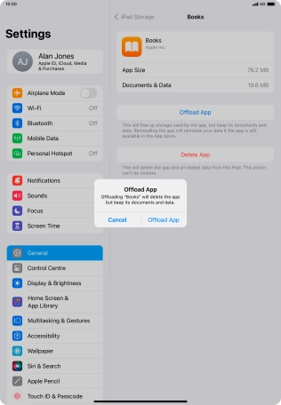 Press Offload App. Press Offload App.