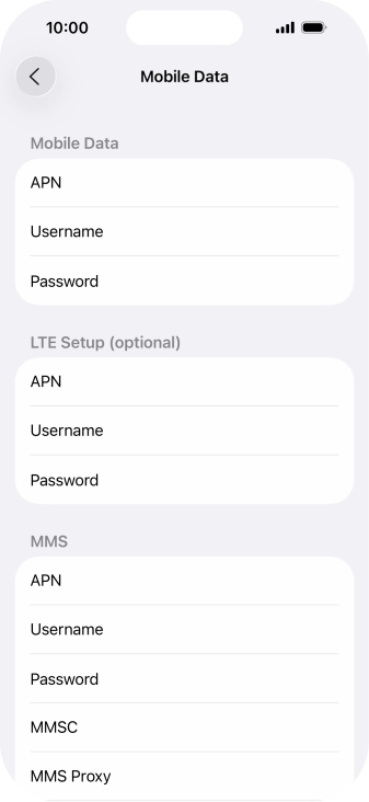 Press APN and key in wap.vodafone.co.uk.