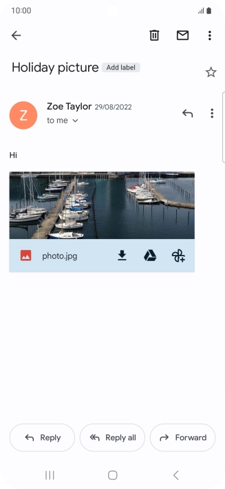 If an application is open on your phone, such as a Mail, you can also use the functions available here, e.g.: Reply to this email. If an application is open on your phone, such as a Mail, you can also use the functions available here, e.g.: Reply to this email.