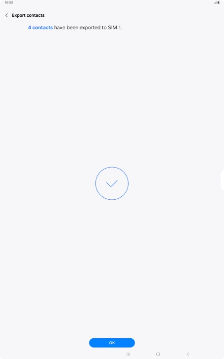 Press OK. Press OK.