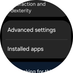 Press Advanced settings and follow the instructions on the screen to select the required settings.