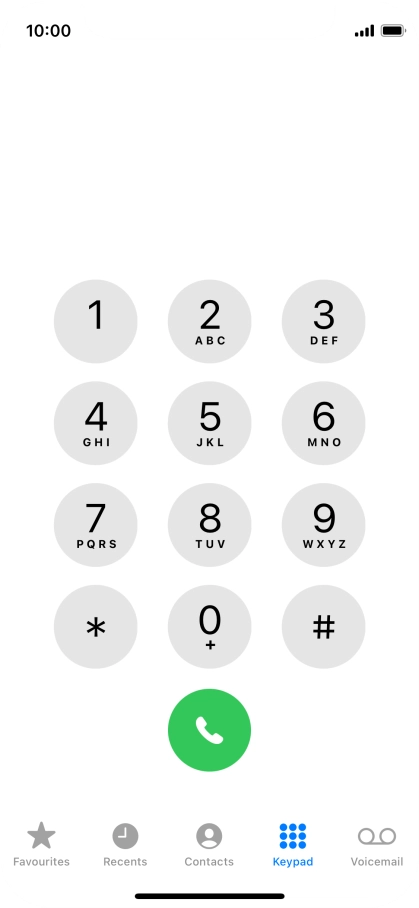 Press Recents.