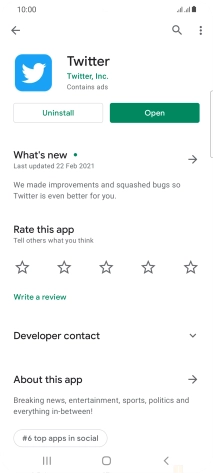 Press the Home key to return to the home screen. Press the Home key to return to the home screen.