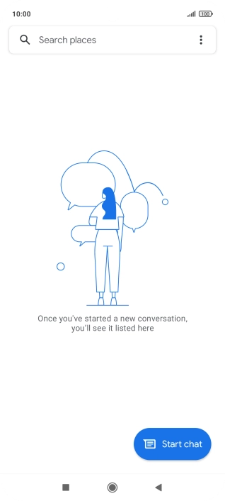 Press Start chat.