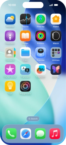 Press and hold the required app.