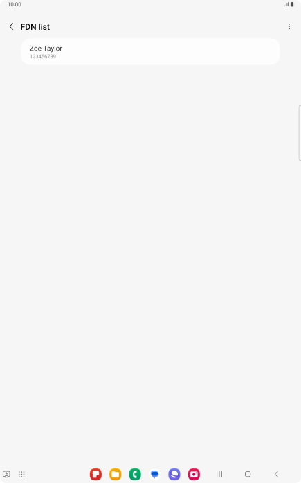 Press the Home key to return to the home screen.