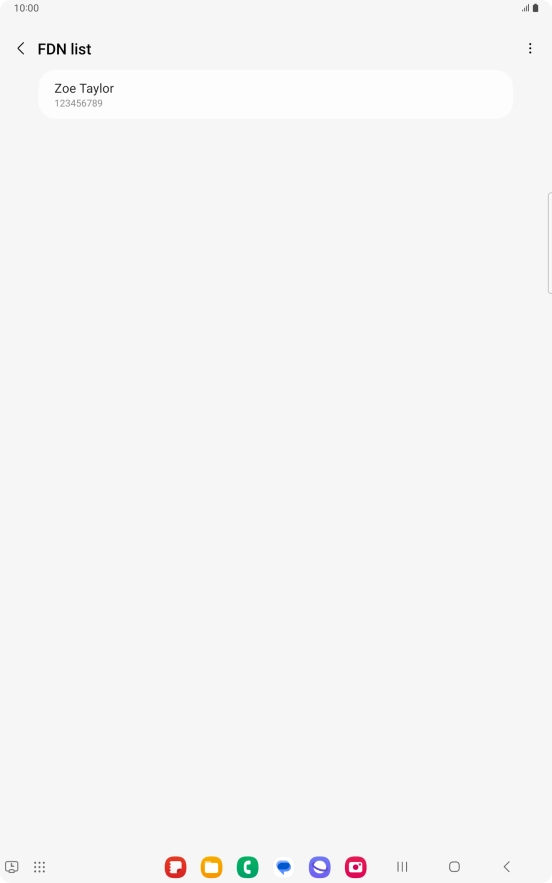 Press the Home key to return to the home screen.