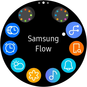 Press the music player icon. Press the music player icon.