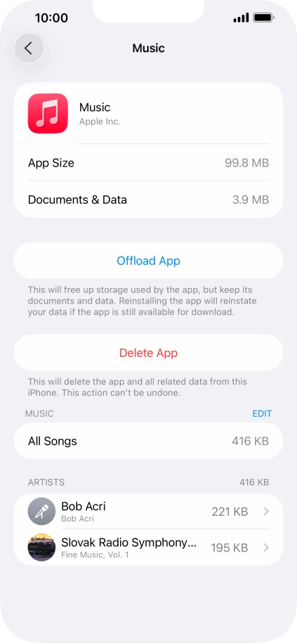Press Offload App.
