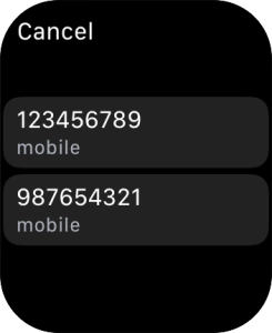 Press the required number.