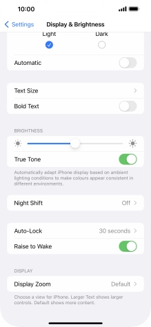 Press Auto-Lock.