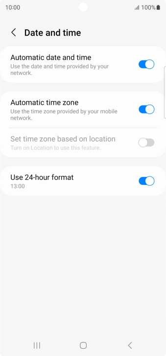 Press the Home key to return to the home screen. Press the Home key to return to the home screen.