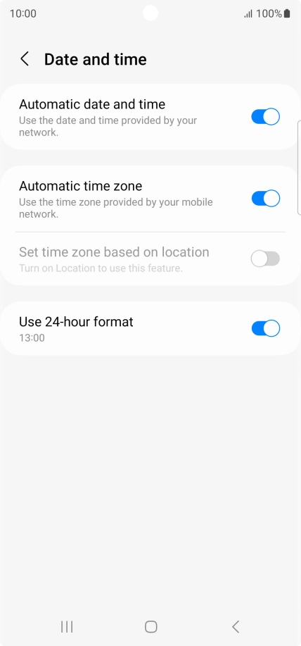 Press the Home key to return to the home screen. Press the Home key to return to the home screen.