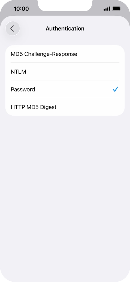 Press Password.