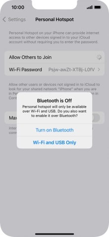 If Wi-Fi is turned on, press Wi-Fi and USB Only. If Wi-Fi is turned on, press Wi-Fi and USB Only.