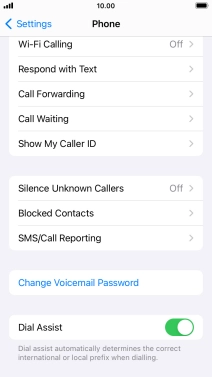 Press Silence Unknown Callers.