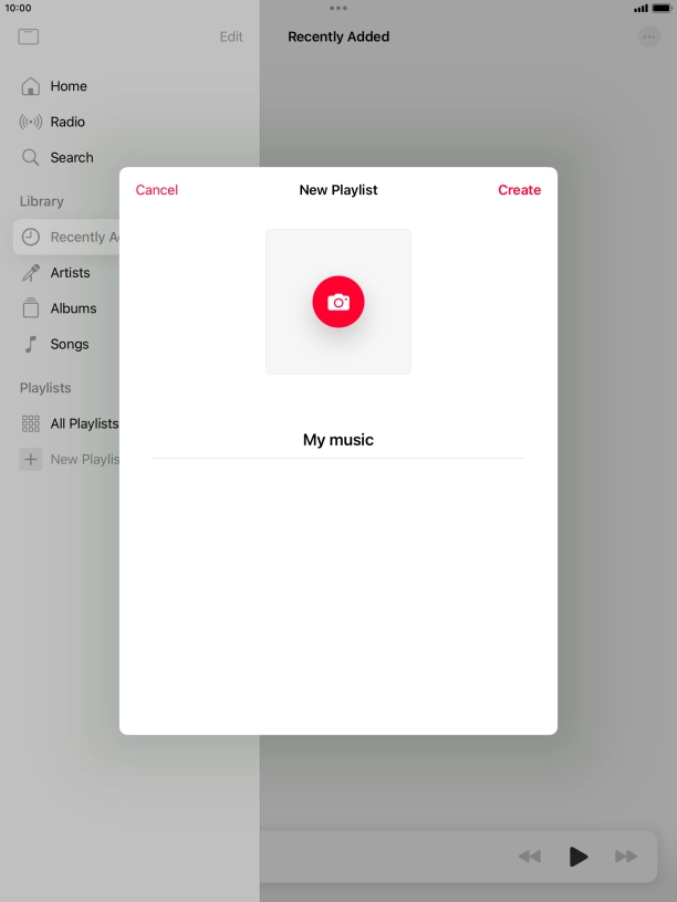 Press Create. Press Create.