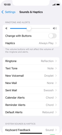 Press Ringtone.