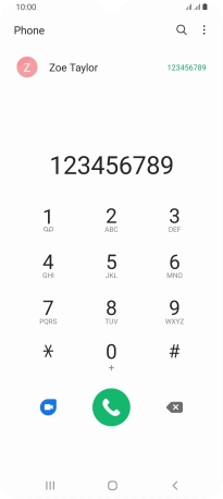 Key in the required number and press the call icon next to the required SIM. Key in the required number and press the call icon next to the required SIM.