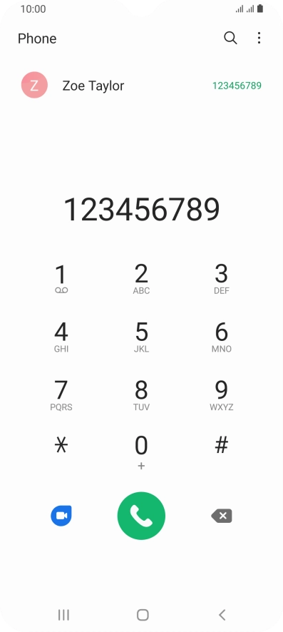 Key in the required number and press the call icon next to the required SIM. Key in the required number and press the call icon next to the required SIM.
