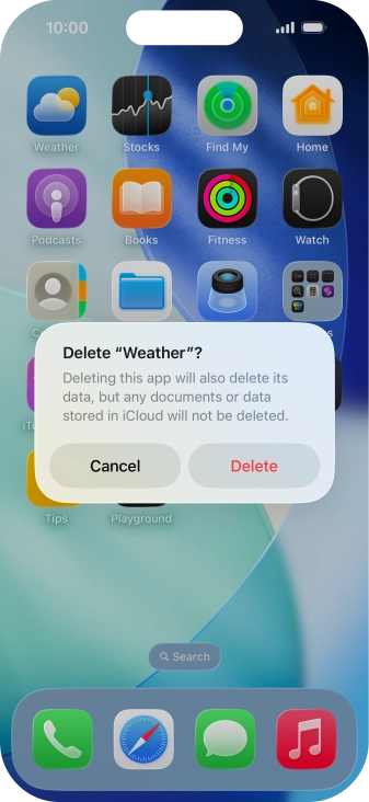 Press Delete.