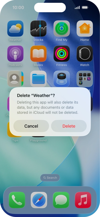 Press Delete.