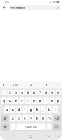 Key in the required search word and press the search icon. Key in the required search word and press the search icon.