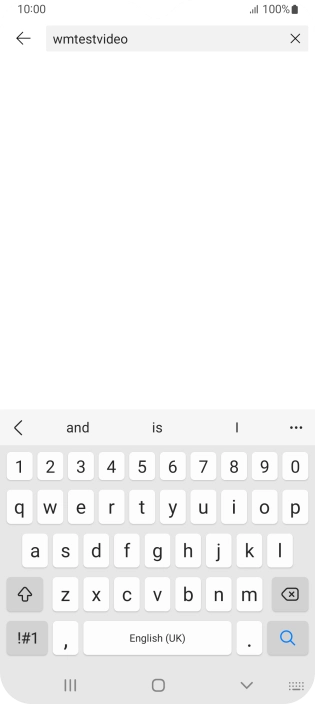 Key in the required search word and press the search icon. Key in the required search word and press the search icon.