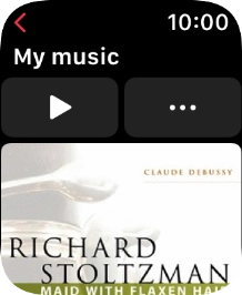 Press the play icon to start the playback. Press the play icon to start the playback.