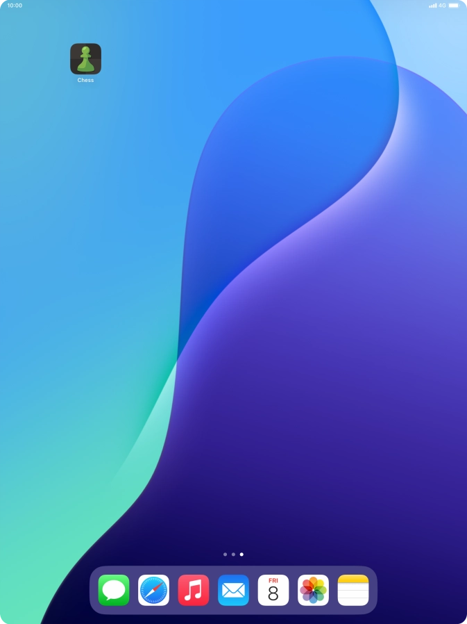 Press and hold the required app.